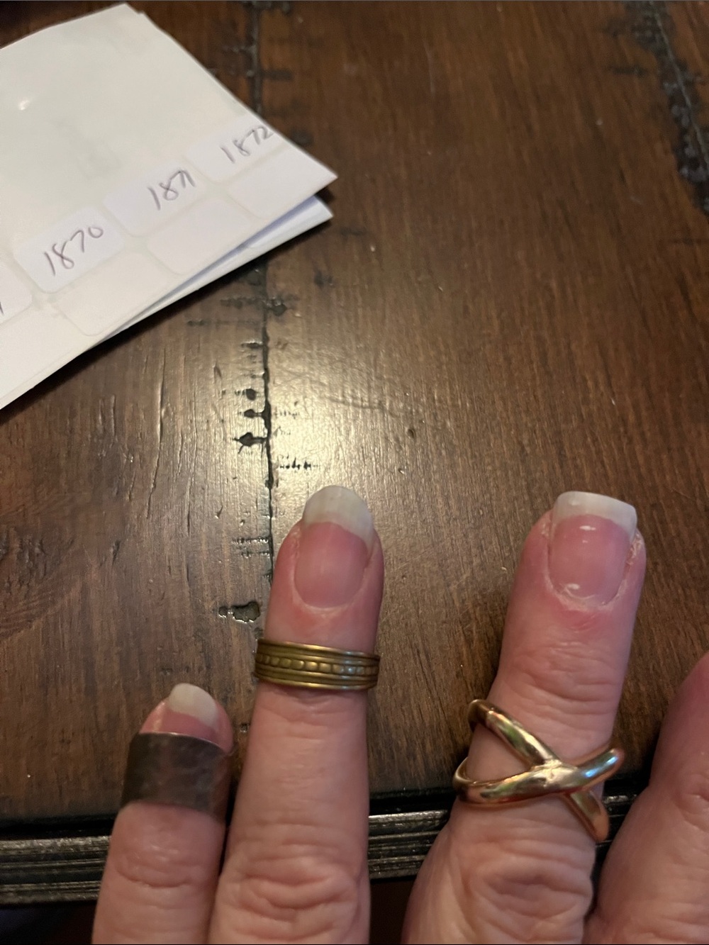 3 adjustable rings. 1867